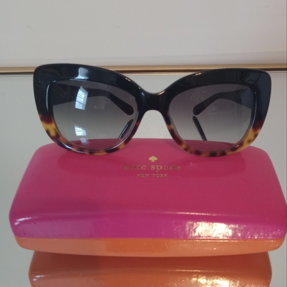 Kate Spade URSULA/S Brown and Black Cateye Sunglasses - Picture 3 of 10